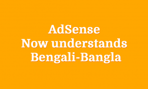 Read more about the article Bengali (Bangla) Language – Now a part of AdSense supported languages!