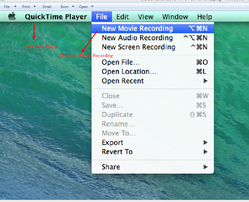 Record a Video on your Mac